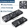 Server PC Cooling Fan 120mm 3000RPM with Controller, 12V/220V Dual Voltage for BTC Mining Workstation Chassis Radiator