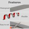 1pc 1m/3m Self-adhesive Floor Cover Strips Carpet Edge Trim Strip Floor Transition Door Threshold Gaps Door Bottom Sealing Strip