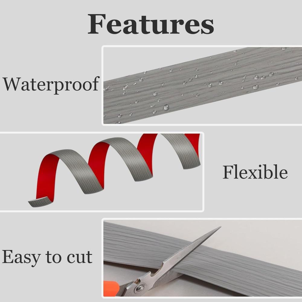 1pc 1m/3m Self-adhesive Floor Cover Strips Carpet Edge Trim Strip Floor Transition Door Threshold Gaps Door Bottom Sealing Strip