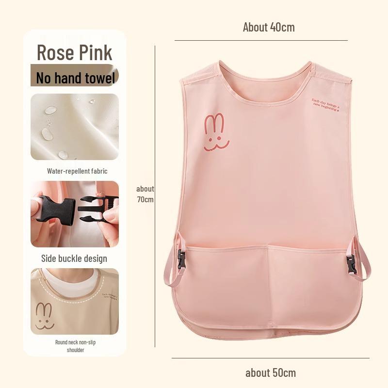 Wasserdichte, Ölbeständige Ärmellose Küchenschürze - Leicht zu Reinigen und Hochwertiges Design