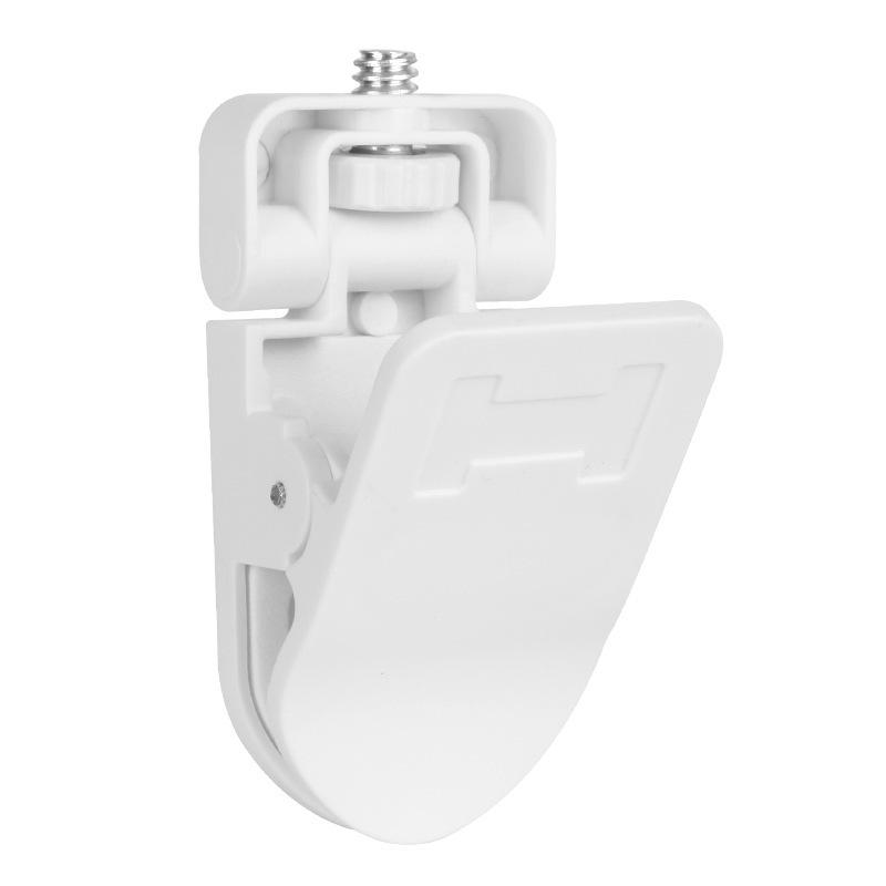 Universal Fill Light Phone Clip with 1/4" Interface, GoPro Cold Shoe, and Strong Grip for Video Conferences
