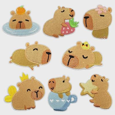 Cartoon Animal Embroidery Patches for Kids' Clothing and Accessories