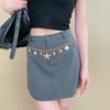 Luxury Shell Metal Waist Chain Accessories Women'S Style Skirt Starfish Chain Waist Chain Decorative Dress Jeans Women'S Jewelry