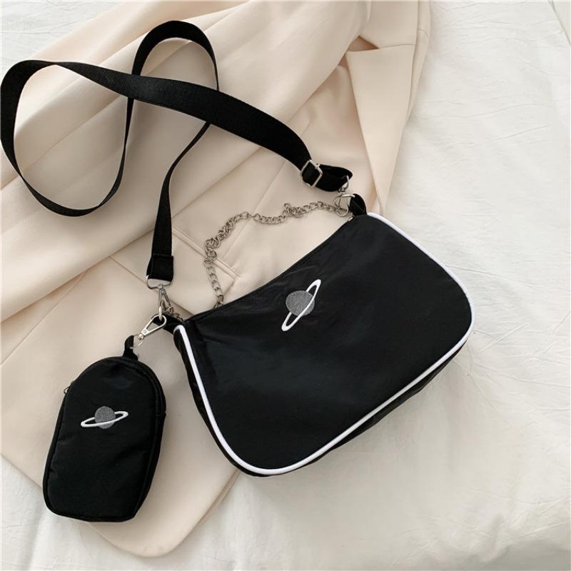 Chic Summer Women S Crossbody Bag Set - Versatile Nyl Shoulder Bag With Adjustable Strap, Waterproof