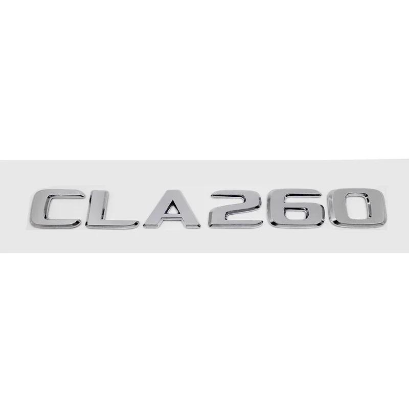 ABS Car Tail Letters Sticker Emblem for Mercedes Benz CLA35 CLA200 CLA220 CLA250 CLA260 Rear Trunk 3D Number Badge Decals RJ1