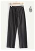 Men's Summer Cotton Linen Wide-Leg Trousers - Loose Fit Casual Pants