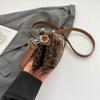 Women's Leopard Print Handbag Vintage Shoulder Bag