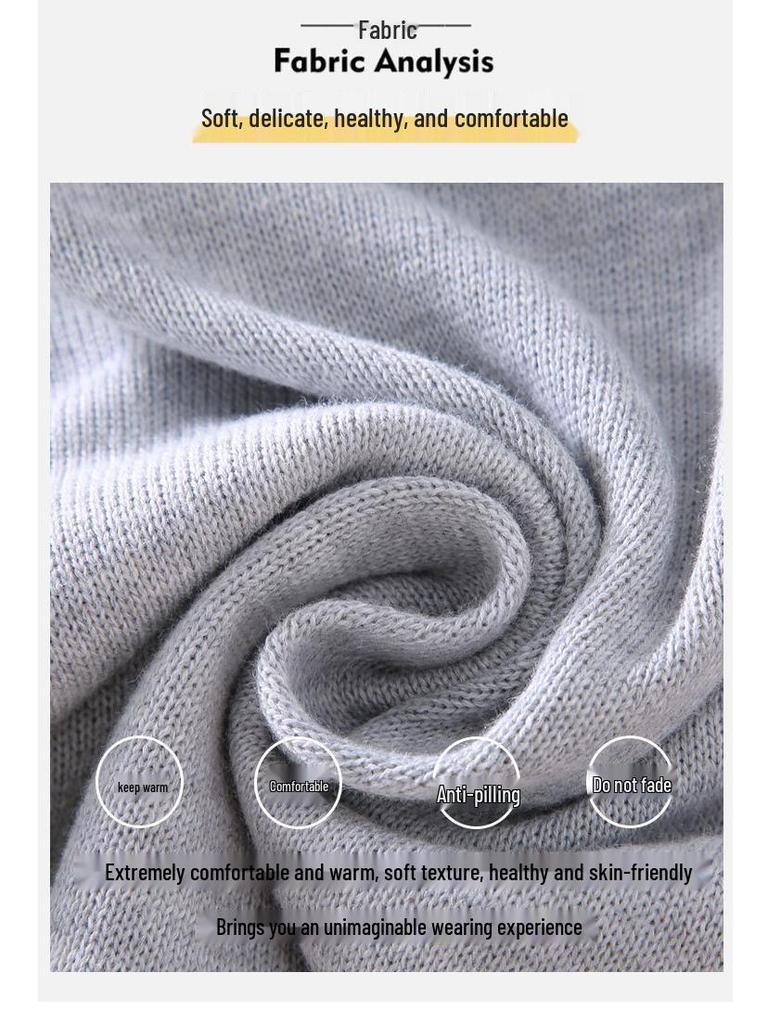 Men's Zippered Stand Collar Cardigan - Autumn/Winter Fashion, Korean Style Knitwear