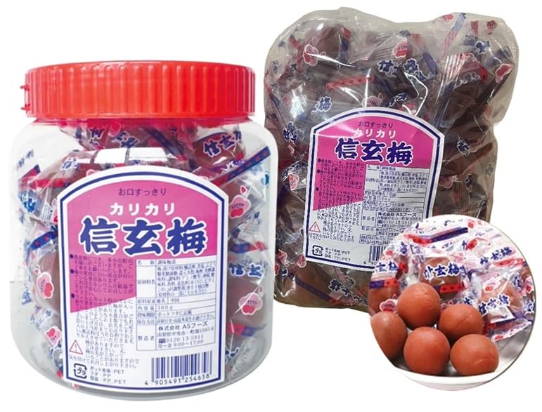 

Хрустящая Уме Индивидуальный Коммерческий Набор Шинген Уме 300г Банка 600г Запасной Блок Выгодная Цена Закуска AS Foods Оригинальная Этикетка Открытия (Сливы), Завернутый, 900г,