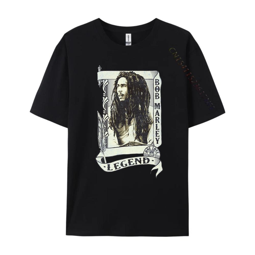 Bob Marley Legend Scroll Graphic T Shirts Unisex Clothes Unisexs Tshirts Grahpic Tee Shirt Luxury Clothes Unisex Hip Hop