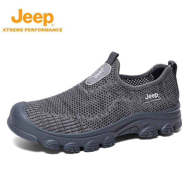 JEEP Men s Slip-on Mesh Hiking Shoes 44