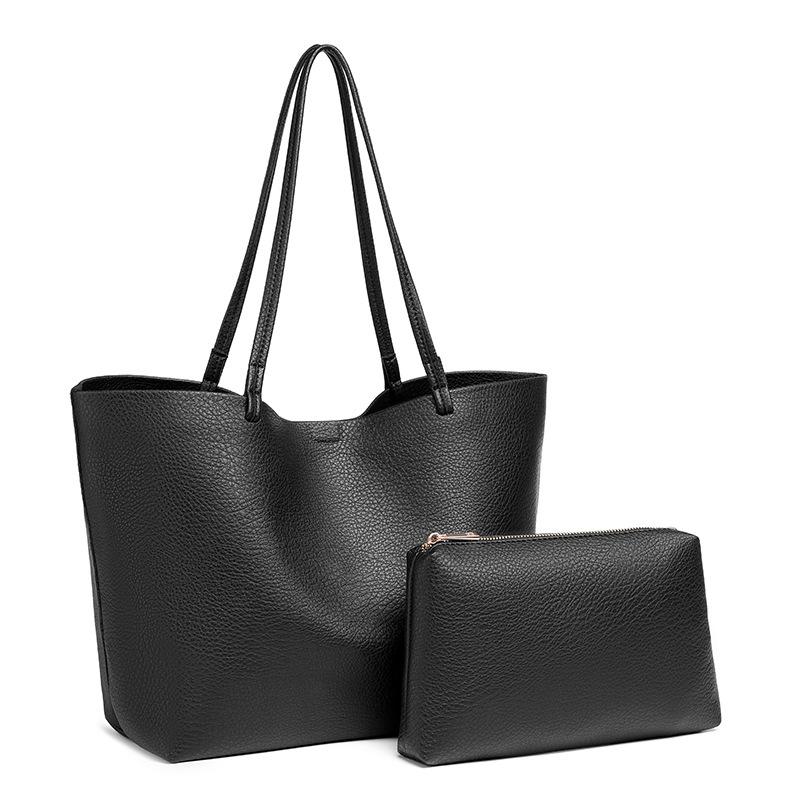 

Bag Women S Soft Pu Mother And Child Large Bag Women S Shoulder Bag Niche Fashion Large Capacity Tote Women S Bag 45*16*26