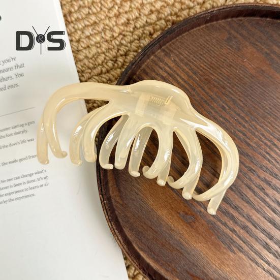 Large Octopus Hair Claw Women Thick Hair Back Head Shower Hair Clip Non-Slip Hair Accessories Hair Styling Tools