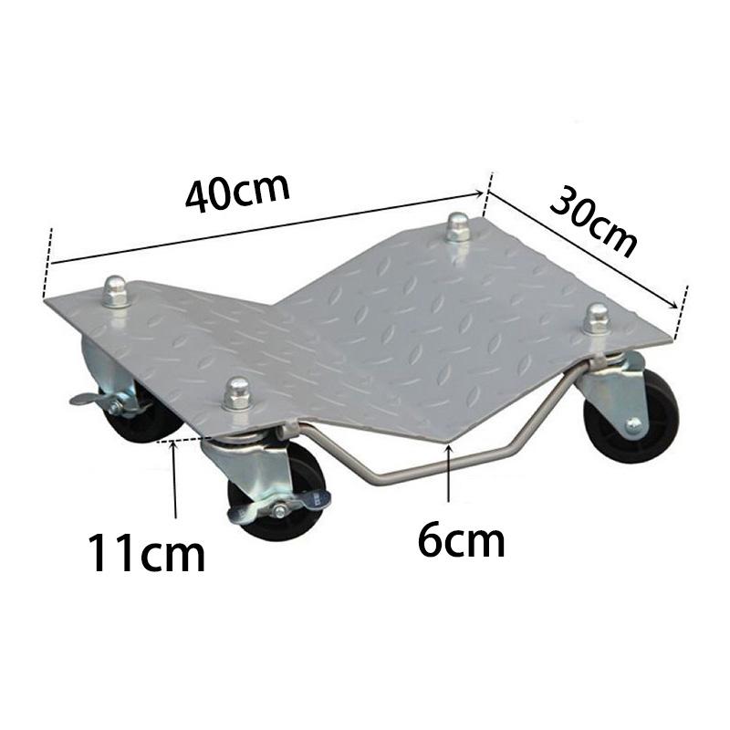 1/2 szt. opona samochodowa koła wózek wózki pojazdowe przenoszenie opon z 4 kółkami 1000 funtów nośność naprawa samochodowa ruchoma