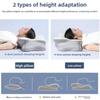 Ergonomic Memory Foam Cervical Pillow for Neck Pain Relief Cover Dual Height Support for All Sleep Positio
