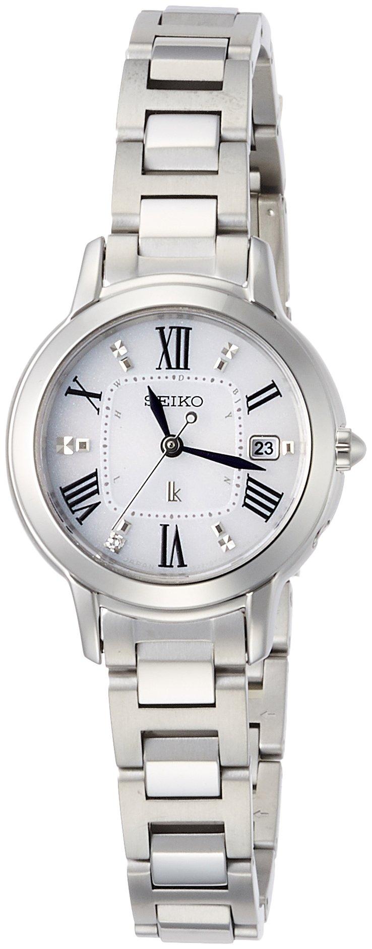 

[Годинник Seiko] Люсія з діамантовим циферблатом, титанова модель SSQW035 для жінок, срібло
