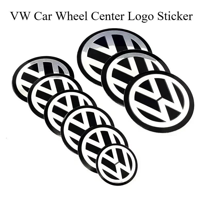 

New Volkswagen 4Pcs 45mm 56mm 60mm 65mm 70mm 75mm 90mm Car Wheel Center Logo Sticker Emblem Rim Caps Hub Cover Badge Decal 55mm Black Silver