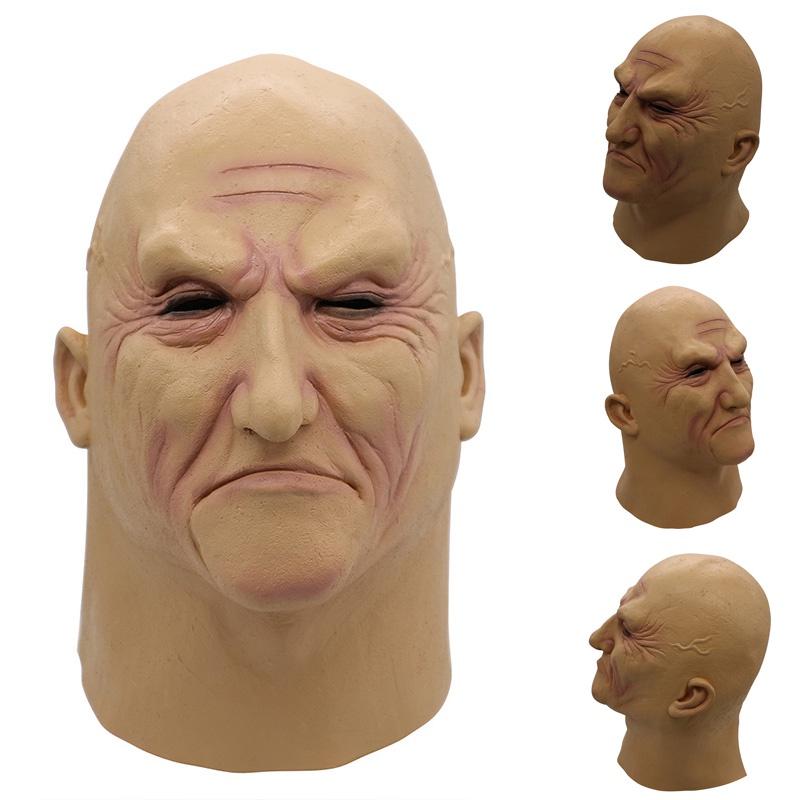 Eco-friendly Realistic Man Latex Mask Perfect For Halloween And Costume Events