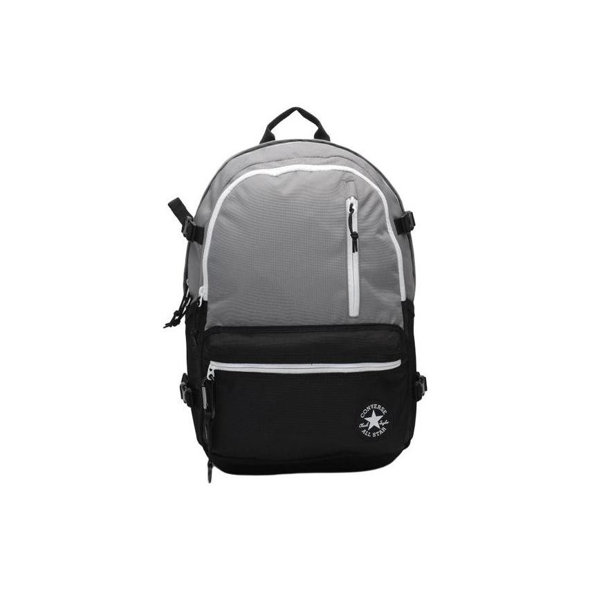 New Converse Polyester With Textile Backpack Regular Unisex Gray 10021018-001