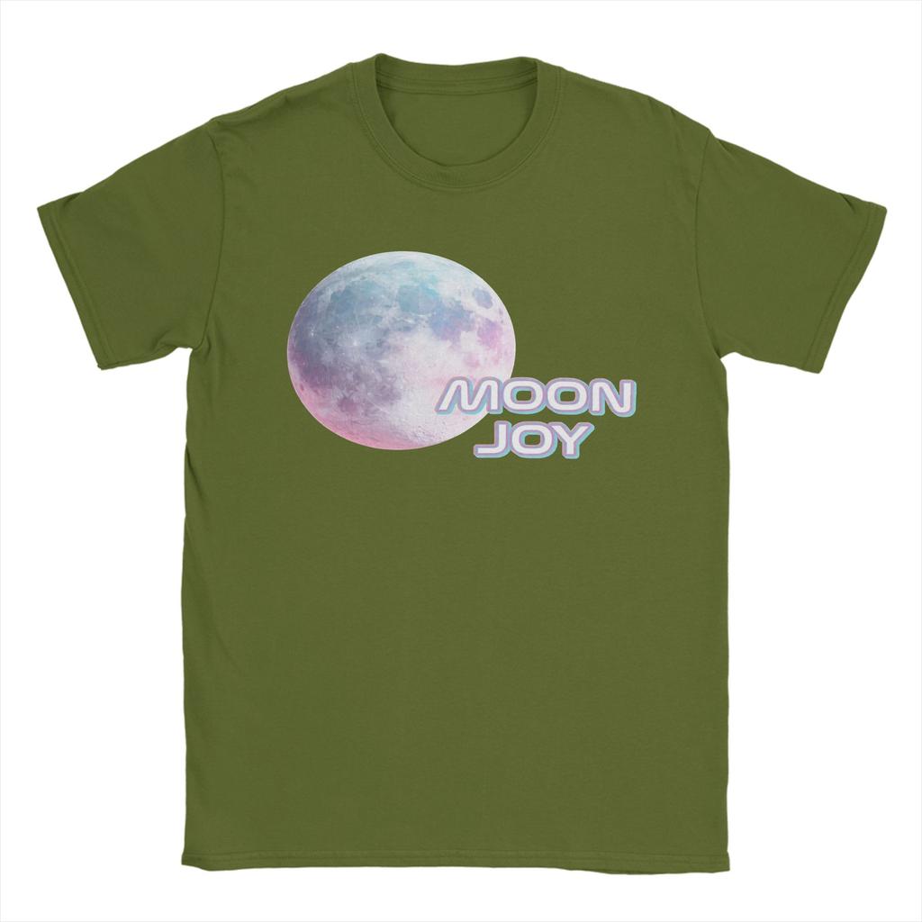 Unisex Copy Moon Joy Artemis II Space T Shirt Pure Cotton Tops Novelty Short Sleeve Round Neck Tees New Arrival TShirt