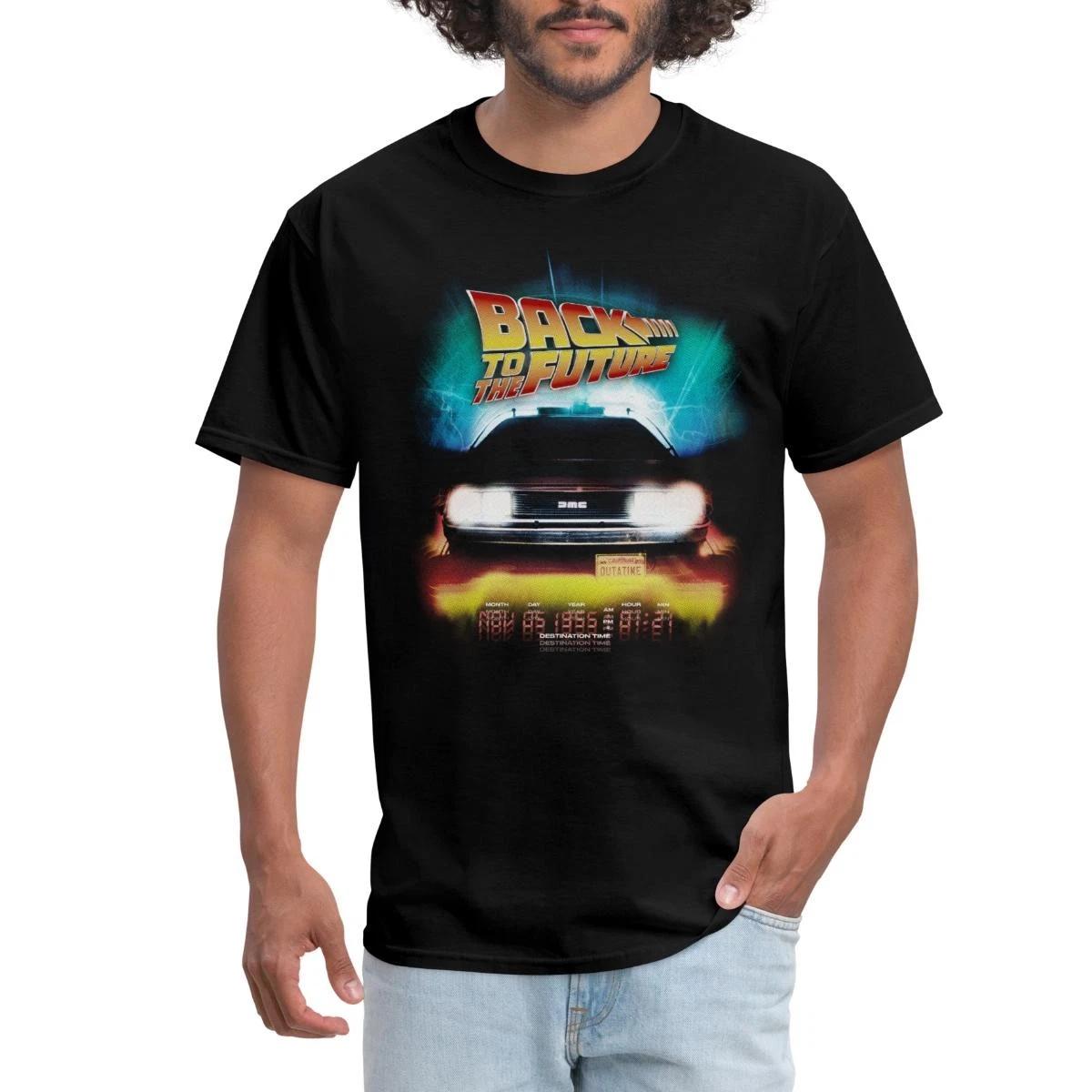 Back To The Future DMC Destination Time Men s T-Shirt L