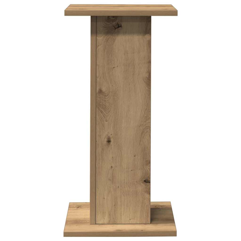 Speaker Stands 2 Pcs. Artisan Oak Finish 30 X 30 X 60 Cm