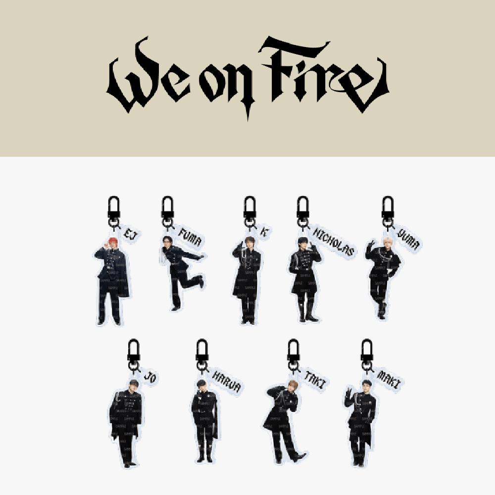 Pre-order &TEAM JP 3rd EP We on Fire Acrylic Charm Random 1ea