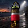 Aquatic Retrieval Throw Bag Reflective Band Rope Drawstring Opening Gear 16M Orange Normal