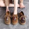 Retro Tassel Beaded Women's Autumn New Suede Comfortable Soft Muffin Sole Casual Shoes