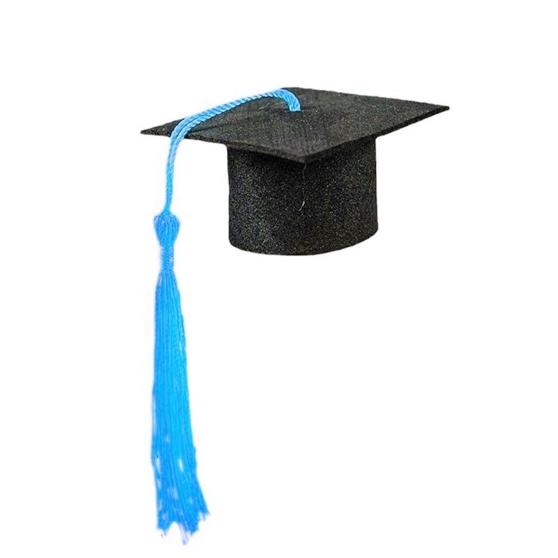 Pack of 10 Felt Bottle Hat Wine Bottle Hat Cover Felt Texture Perfect for Graduation Birthdays and Holiday Parties