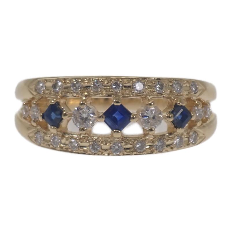 no brand  #14(JP Size) ring K18 yellow gold Women