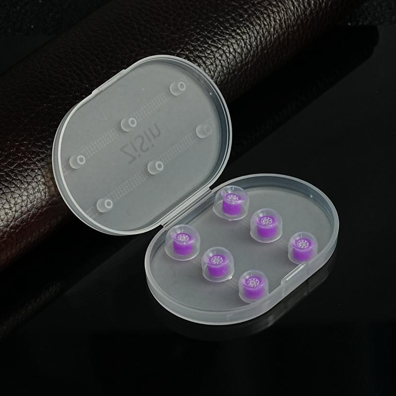 ZiSin In-Ear Silicone Replaceable Original Ear Tips 3 Pairs for S/M/L Size Headphone Accessories Wired Headphones Size M 3 pairs фиолетовый