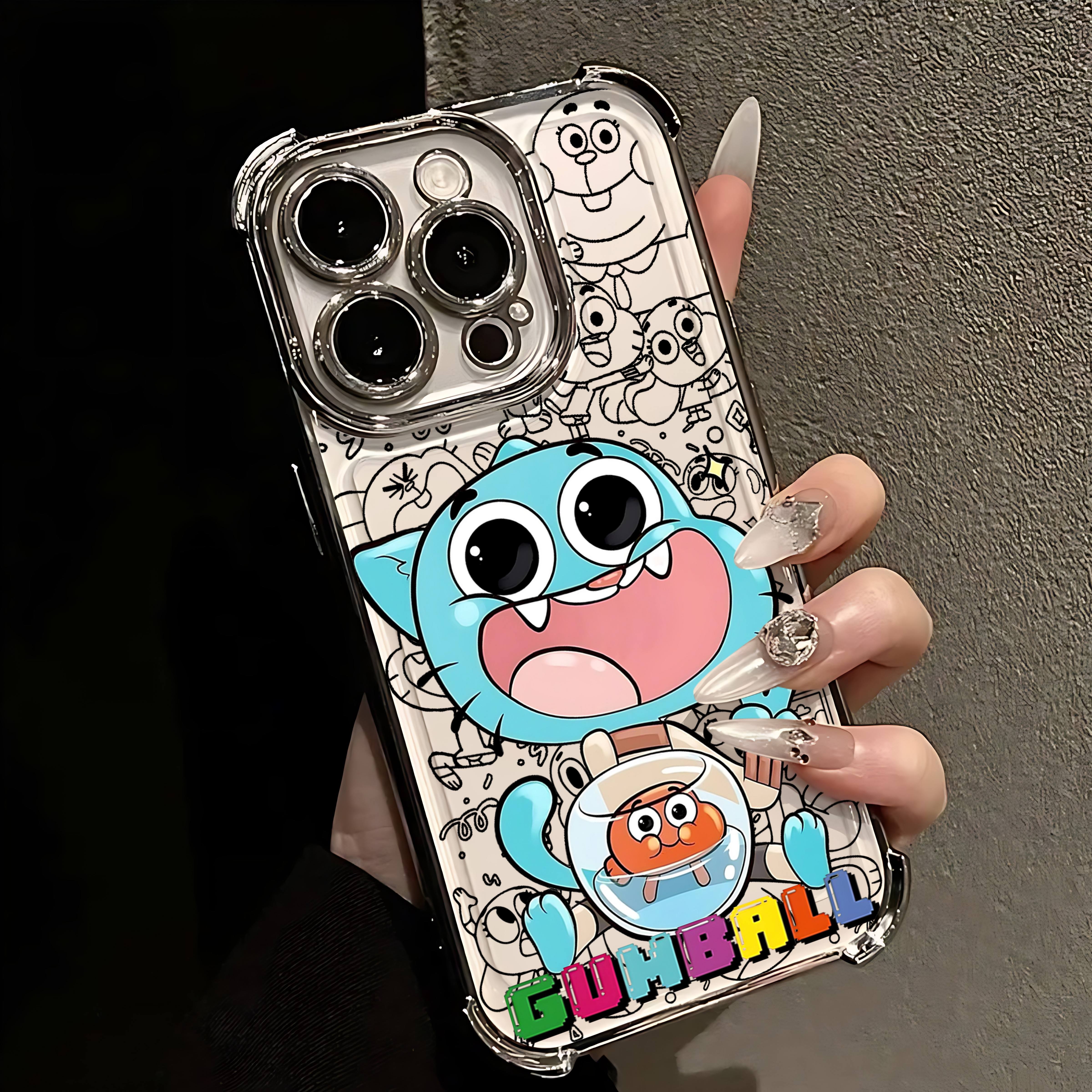 

Милый чехол для телефона с покрытием G-gumballes для Google Pixel 10 9 8 7 9a 8a 7a Pro XL 5G, противоударный с подушкой безопасности Pixel 7