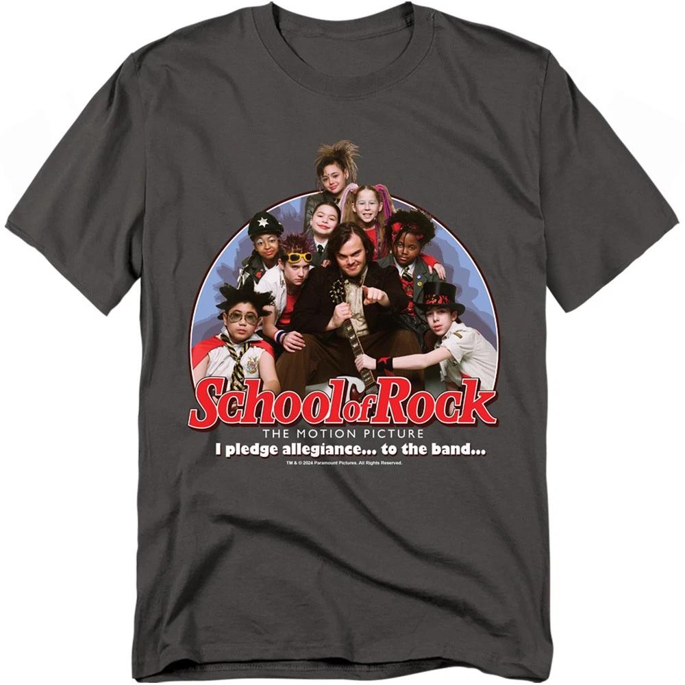 School Of Rock - I Pledge Allegiance - Unisex Short Sleeve Children s T-shirt - Gray 110