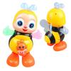 With Sound Bee Electric Toys Flash Lighting Children Music Pets Dancing Bee Toy  Preschool Learning