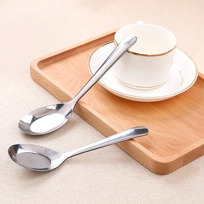 Cuchara de Sopa Larga de Acero Inoxidable Portátil para Cocina Hogar