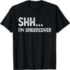 Funny Undercover Cop Easy Costume Police T-Shirt