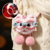 Creative Gift Handmade Kintted New Year Shoulder Bag Red Color Spring Festival Coin Purse Personality Children's Lion Bag