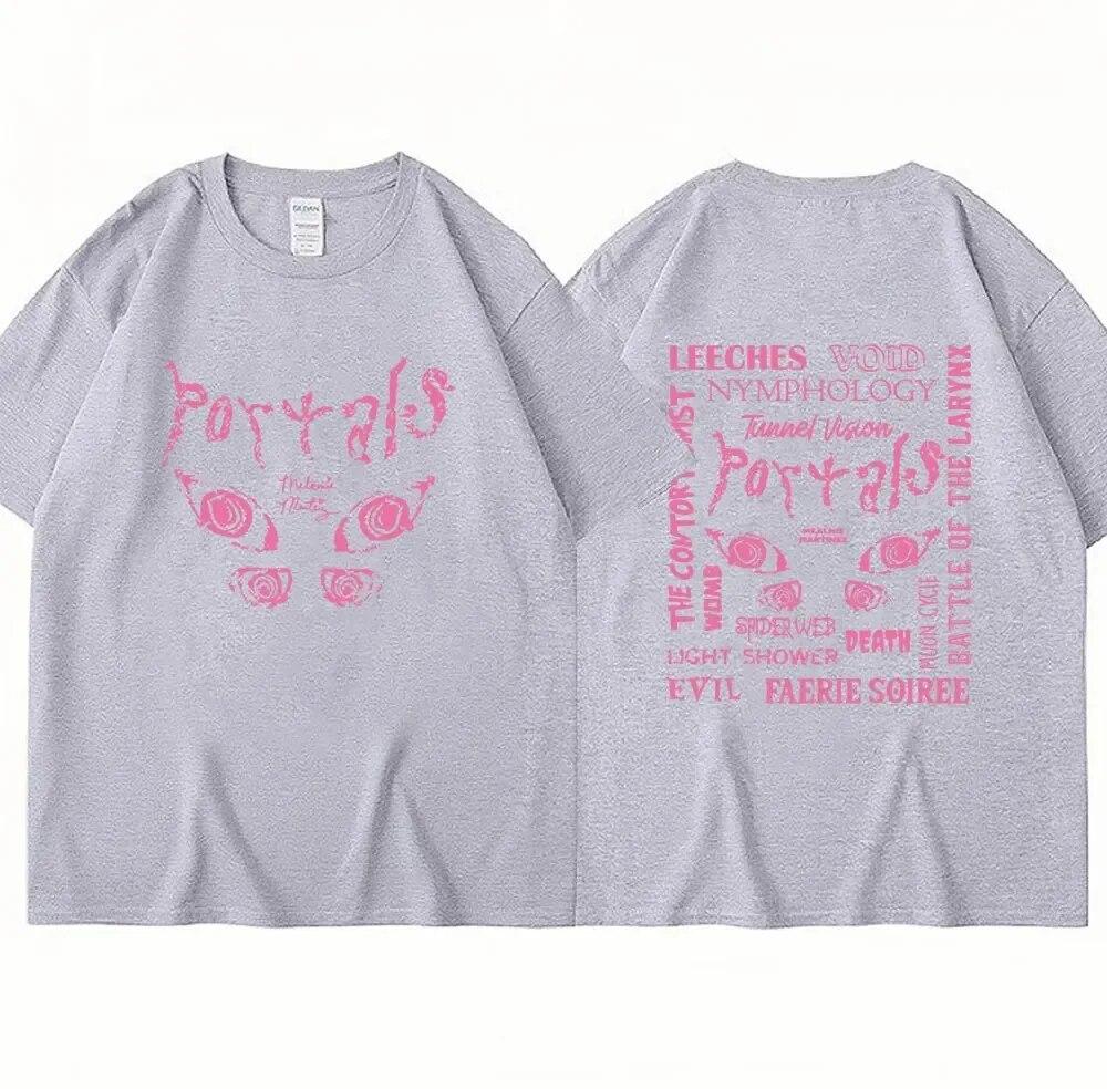 Melanie Martinez Portals Tour 2023 T Shirt Unisex Women Fashion Aesthetic Harajuku Hip Hop T-Shirt Oversized 100% Cotton Streetwear Unisex