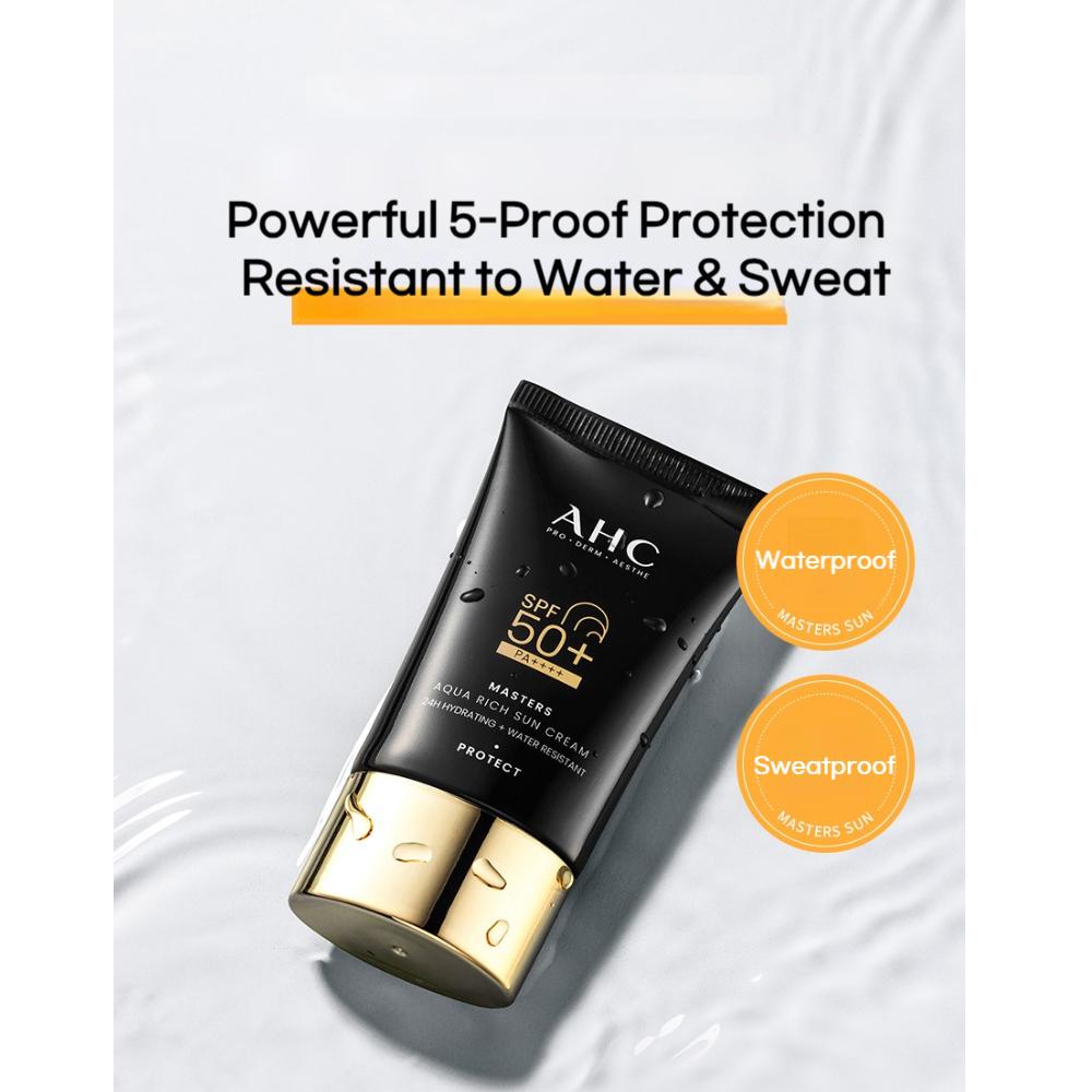 AHC Masters Aqua Rich Sun Cream SPF50+ PA++++ 50ml