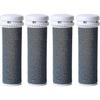 Emjoi Micro Pedi Extra Coarse Replacement Rollers 4-Pack, Durable Foot File Refills for Callus Removal