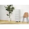 JEJ Astage Wall-Mounted Decony Civo Storage Chest, 5 Drawers, Light Gray, Made In Japan, Storage Box, Clothing Chest