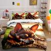 Cute Chihuahua by Sunset Bedding Duvet Cover Set  (1*Duvet Cover 2*Pillowcases, Without Duvet Insert)