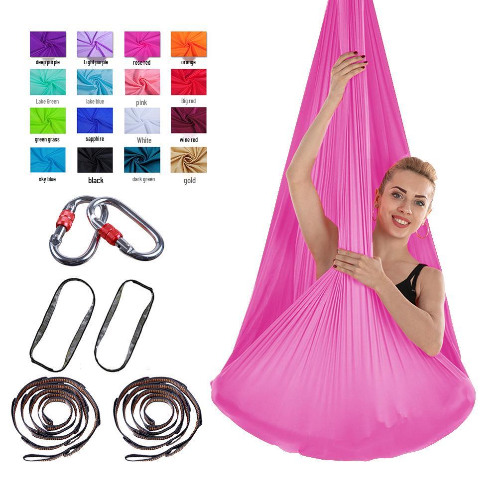 Knot-Free Aerial Yoga Silk Hammock with
