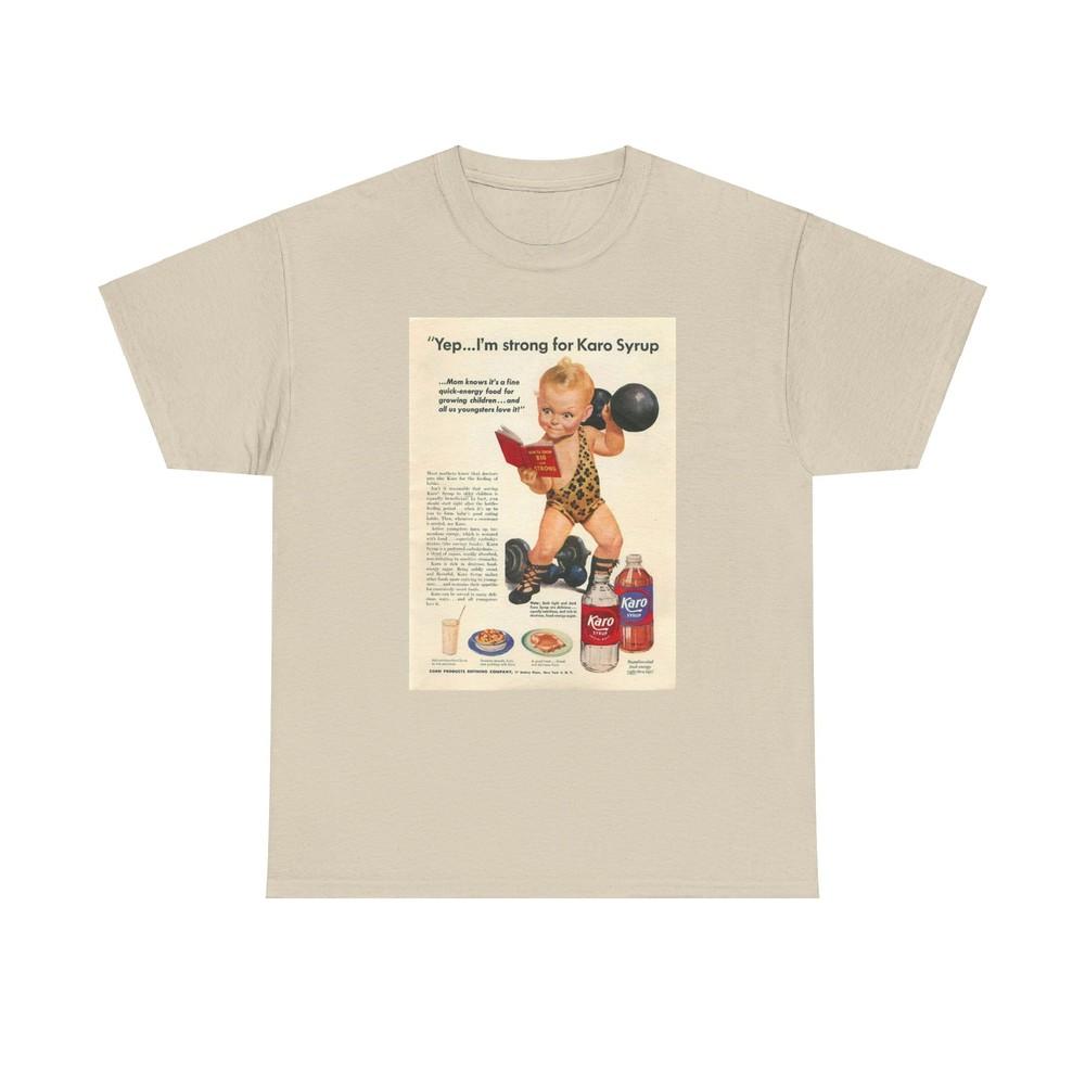 

Винтажная футболка унисекс Karo Syrup 1952, футболка с ретро-рекламой из журнала, классический хлопок 3XL
