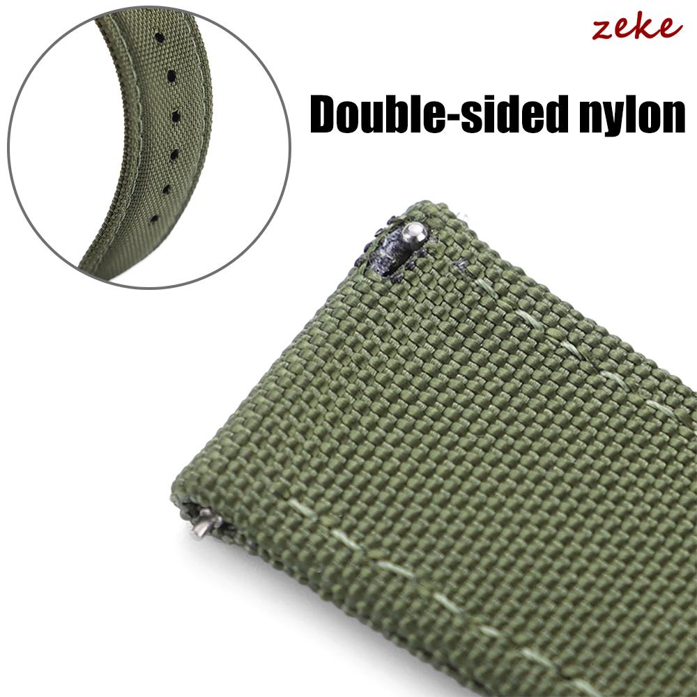 Waterproof Sailcloth Watch Band Premium Sailcloth Strap Butterfly Clasp Durable Nylon Quick Release Bracelet 20mm 22mm Wristbelt