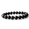 [GOLD STONE] Morion Black Quartz Bracelet, 10mm, Tibetan Morion Natural Quartz, Certified, Comes with a Special Box, Inner Diameter: Approximately 19c