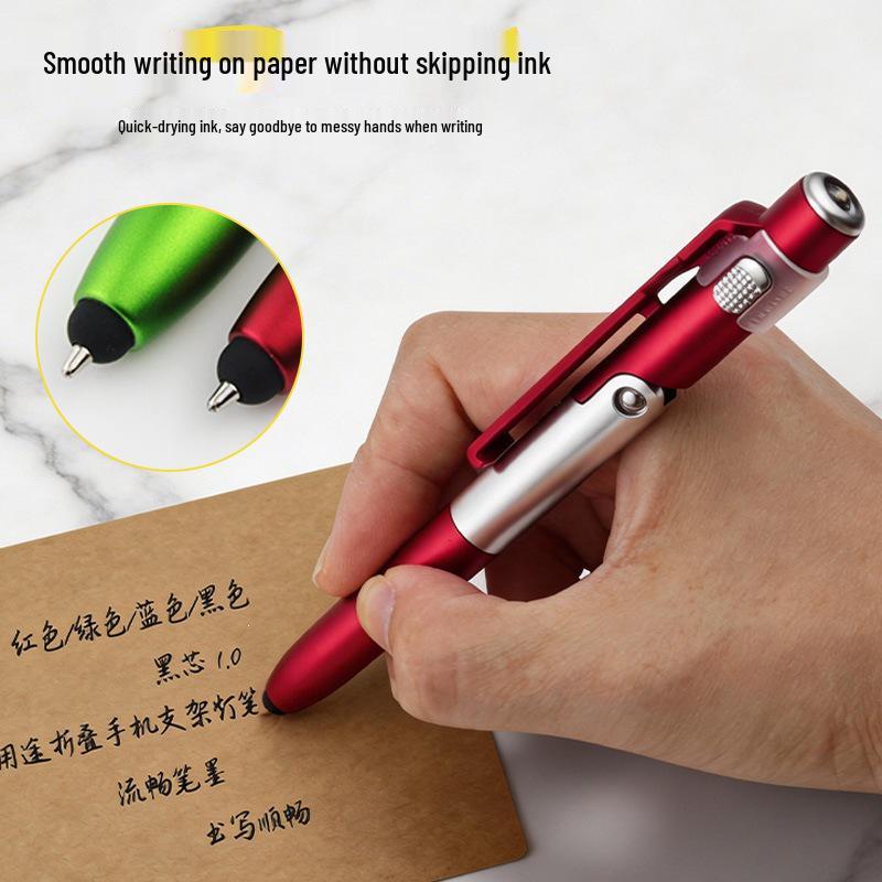4-in-1 LED Lamp Phone Holder & Touch Screen Ballpoint Pen