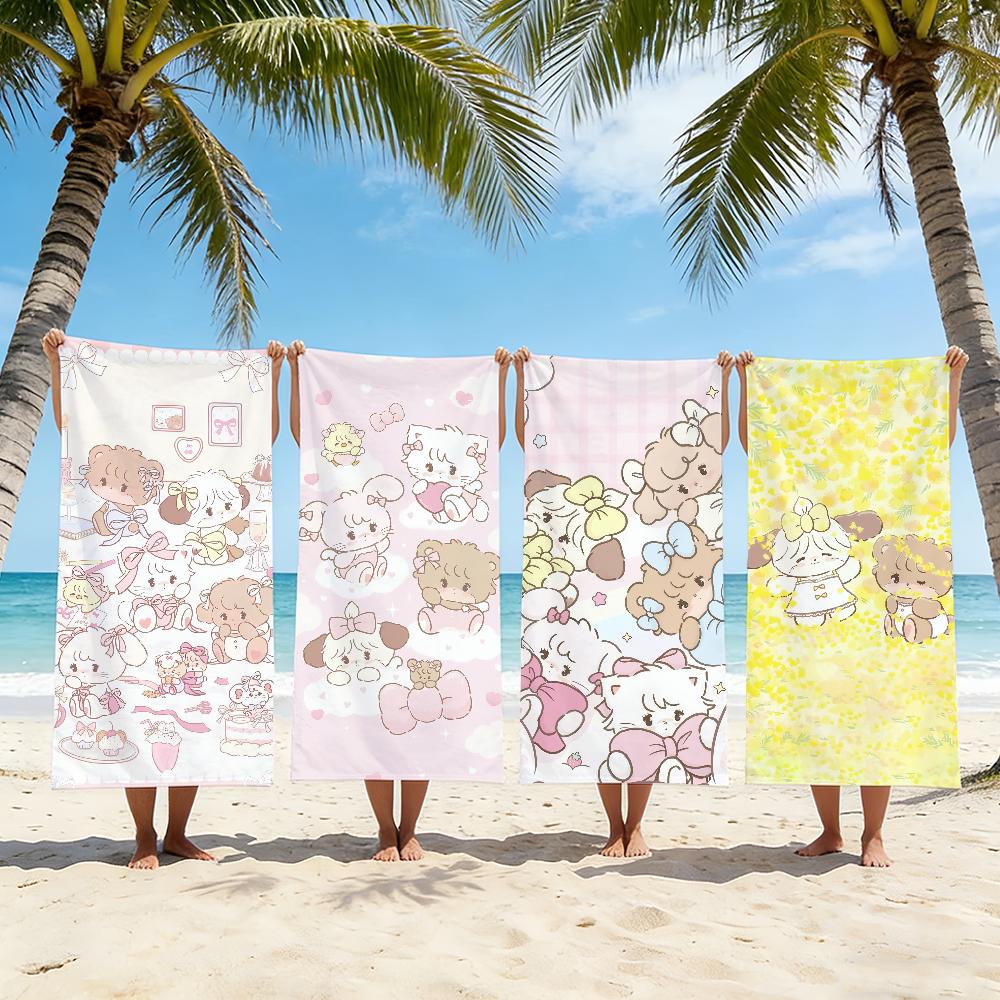 Cartoon Cute M-Mikko Towel For Swim Yoga Gym Quick Drying Soft and Skin-friendly Beach Towels All-Season