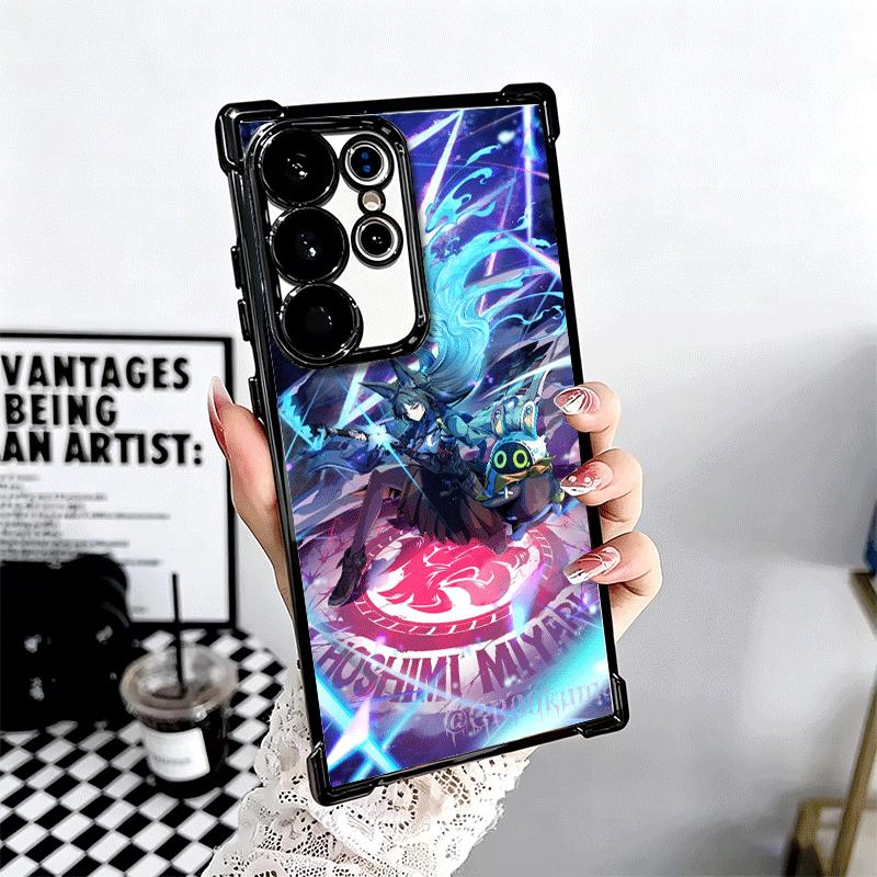Zenless Zone Zero Hoshimi Miyabi Plating Phone Case For Samsung Galaxy S24 S25 FE S26 Edge S23 Ultra S22 S21 Plus S20 Anti-Fall